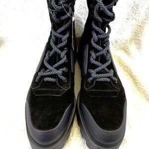 Franco Sarto suede leather lace up water resistant boots NWT Size 8-1/2